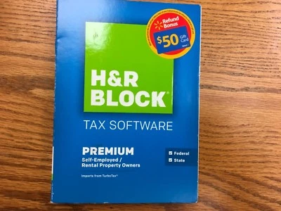 2015 H&R Block Premium Federal and State BRAND NEW!!! FACTORY SEALED!!! - Image 1 of 3