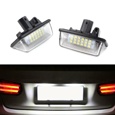 For Toyota Corolla E11 E120 E130 Pair LED License Number Plate Lights Lamp Bulb - Image 1 of 4