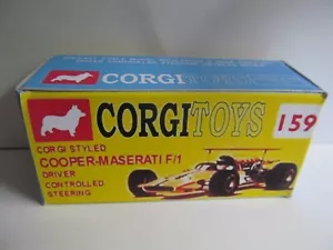 REPRO CORGI  COOPER MASERATI No. 159 BOX ONLY - - Picture 1 of 2