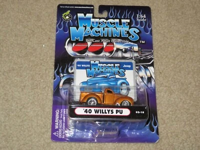 Muscle Machines 1940 40 Willy's PU Pickup Truck Copper MOC 2002 - Image 1 of 2