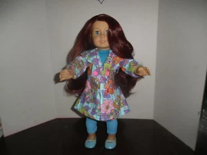 OOAK American Girl/pleasant co.2008 Doll OOAK auburn curly hair/blue eyes - Picture 1 of 11
