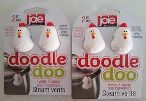 2 prese d'aria a vapore JOIE Doodle Doo - Controlla l'umidità durante la cottura - Foto 1 di 11