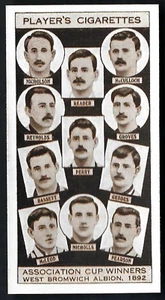 PLAYER - ASSOCIATION CUP WINNERS - #13 WEST BROMWICH ALBION, 1892 - Picture 1 of 2