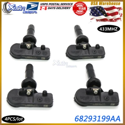 For 2019-2022 Dodge Ram 1500 DT US TPMS Tire Pressure Sensor Set (4) 68293199AA - Image 1 of 4