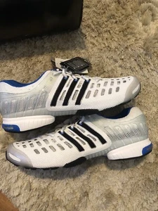 Nuevo Adidas Clima365 Regulate Running Zapato 667358 Talla 10 Blanco Negro AF Azul - Imagen 1 de 7