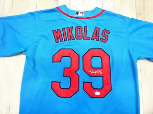MILES MIKOLAS HAND SIGNED ST LOUIS CARDINALS JERSEY BECKETT BAS CERT - Picture 1 of 4