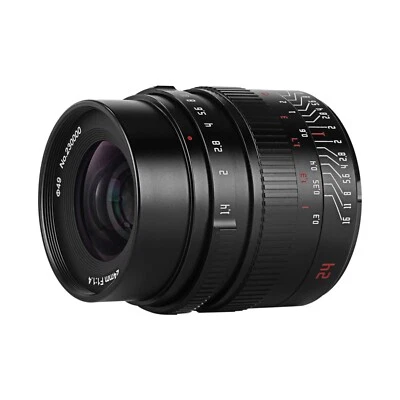 7artisans 24mm F1.4 Large Aperture Lens For Panasonic Olympus M4/3 Camera - Image 1 of 4