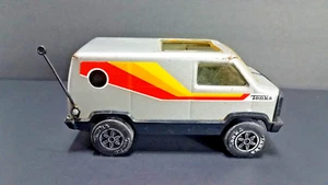 Vtg Tonka Pressed Steel Silver colored Van == 8.5"x4"=Swoop style Decals - Picture 1 of 16