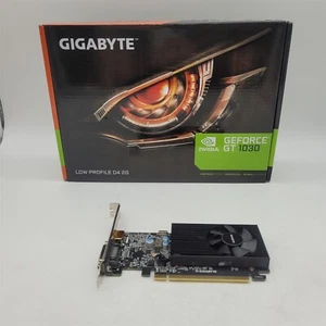 Gigabyte GV-N1030D4-2GL GeForce GT 1030 Low Profile D4 2G Computer Graphics Card - Photo 1/5