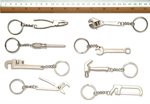 Fine Details Die-cast tools key ring/key chains Set Perfect Gifts for Handyman - Picture 1 of 11