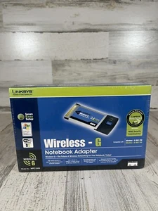 Cisco Linksys WPC54G Wireless-G Notebook Adapter Card Laptop PC Sealed NIB - Picture 1 of 6