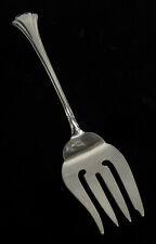 REED & BARTON ENGLISH CHIPPENDALE STERLING SILVER 8 3/8" SALAD SERVING FORK