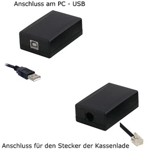 Abridor de caja registradora abridor para cajón de caja con puerto USB carga de caja NUEVO - Imagen 1 de 1