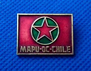 Insigne broche propagande MAPU Obrero Campesino Chili Parti socialisme communisme URSS - Photo 1/4