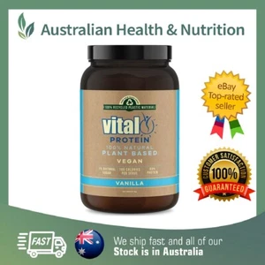 VITAL PROTEIN VANILLA 1KG // VEGAN + FREE SAME DAY SHIPPING & SAMPLE - Picture 1 of 2