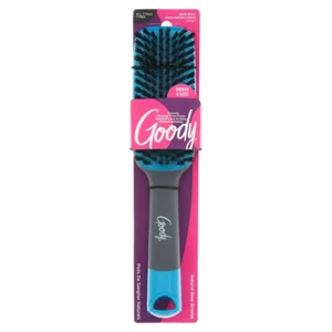 Straight Talk Boar Bristle Hair Brush, Gray and Blue, 1 Ct - Picture 1 of 6