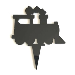 Toppers para pasteles de tren de vapor, varios colores, tamaños y opciones personalizadas - Imagen 1 de 5