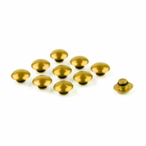 10x M10 Gold Schutzkappen Schrauben Abdeckung Sechskantschrauben Motorrad F3 - Picture 1 of 3