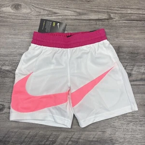 Nike NWT Boys' Youth Sz XSmall Big Swoosh Logo Basketball Shorts DA0161-480 - Picture 1 of 10