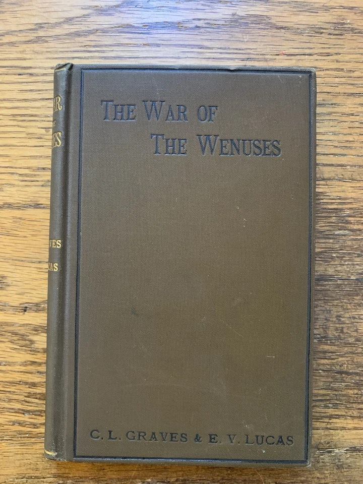 The War Of The Wenuses By Graves & Lucas, AN HG WELLS PARODY 1st Ed 1898 - Image 1 of 4