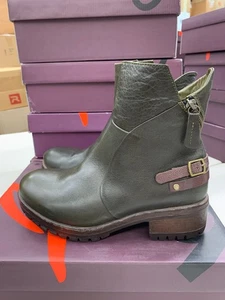Bueno Footwear Fallon Olive Green Boot Women's Size 37 38 39 B2284 Leather - Picture 1 of 5
