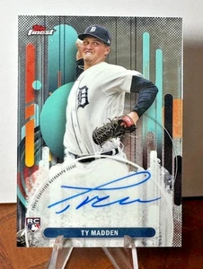 2025 Topps Finest TY MADDEN RC Rookie Card Authentic Auto FA-TM - Picture 1 of 2