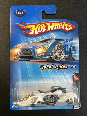 Hot Wheels Variations Motorcycle 2005 #78 W-Ozzie  Rebel Rides 3/5 Mint L@@k - Image 1 of 4