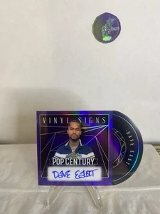 2025 Leaf Pop Century Purple Dave East Vinyl Signs Auto /6 - Rapper SSP - Picture 1 of 2