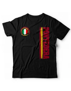 T-Shirt Pontedera Città Toscana Maglietta per tifosi Granata Calcio Ultras - Foto 1 di 9