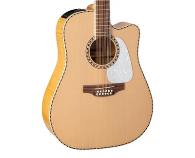 Guitarra A/E Takamine GD74CE-12U de 12 cuerdas - Natural con estuche - Caja abierta Foto 1 de 4