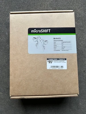 NEW MicroSHIFT 3x7 Speed Road Triple Shifter Levers Brake Bike SB-R473 Shimano - Image 1 of 4