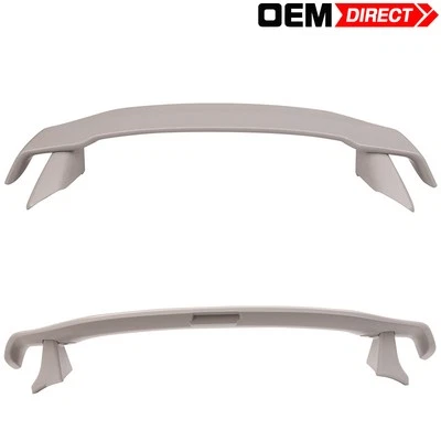 Fits 11-15 Honda CR-Z Mugen Style Unpainted Gray Trunk Spoiler Tail Lip Lid ABS - Image 1 of 4