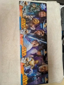 3 Brand New Star Wars Trilogy Jigsaw Puzzles Make 1 Panorama 211 Total Pieces - Picture 1 of 6