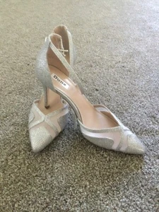 Dune London textile glittered heels size 8US - Picture 1 of 5