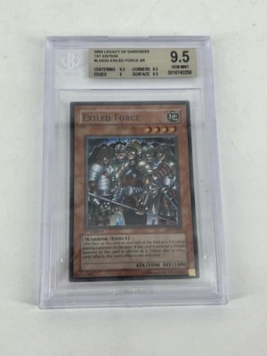 YuGiOh Legacy of Darkness Exiled Force 1st Edition #LOD-023 BGS 9.5 - Image 1 of 2