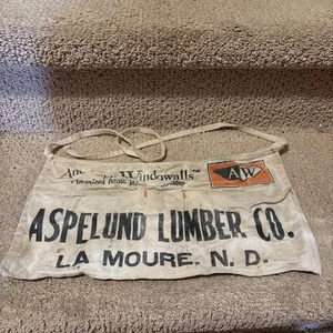 Vintage Lamoure ND Lumber Company Nail Apron Money Pouch - Picture 1 of 3