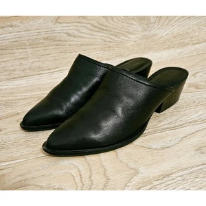 Zapatos Treasure & Bond Elle Mule de cuero negro para mujer talla 6M - Imagen 1 de 9