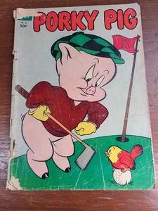 PORKY PIG Comic Book #34 Golf Issue (Dell Comics, 1954) 10c - Picture 1 of 7