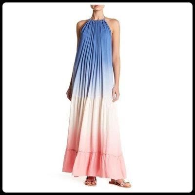 Young Fabulous & сломал новый с Ярлыками макси платье бисером омбр синий розовый пляж платье - Изображение 1 из 4