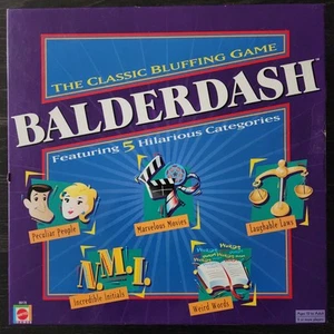 Vintage Balderdash Party Game by Mattel 2003 Edition Complete - Picture 1 of 6