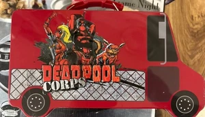 Deadpool Chimichanga Metal Lunch Box Exclusive Marvel Comic Character - Picture 1 of 3