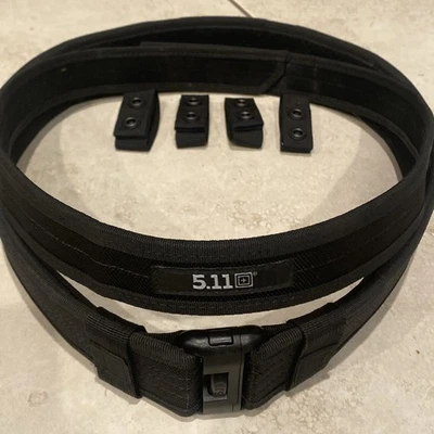 Ремень безопасности 511 Sierra Bravo Duty Belt Plus 2,25 дюйма размер M с внутренним ремнем и держателями 🼼 - Изображение 1 из 4