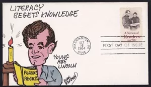 UNITED STATES SCOTT#2106 ON HAND PAINTED FIRST DAY COVER BY DARYL BROTMAN - Picture 1 of 1
