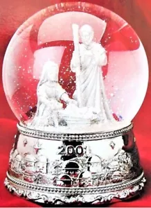 2001 WALLACE SILVERSMITHS MUSICAL 6.75" Tall NATIVITY SNOW GLOBE (N100) PreOwned - Picture 1 of 2