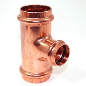 VIEGA PROPRESS 15448 1-1/2 X 1-1/2 X 1/2 KUPFER NULL BLEI - Bild 1 von 1