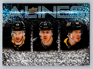 2024-25 Upper Deck Series 1 A-Lines Pittsburgh Penguins Malkin, Rakell, Smith - Picture 1 of 2