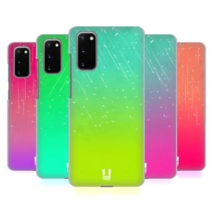 HEAD CASE DESIGNS NEON RAIN OMBRE HARD BACK CASE FOR SAMSUNG PHONES 1 - Picture 1 of 19