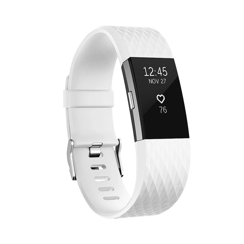 Vancle Smart Watch Wristband For FitBit Charge 2 - White - Large - Imagem 1 de 1