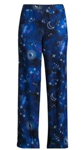 Celestial Women's XL Sleep Lounge Pants w/ Pockets NAVY Pajama Bottoms #21424 - Picture 1 of 5