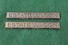Buick Roadmaster ESTATE WAGON Metal Stick On Quarter Panel Emblem SET